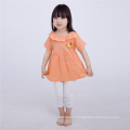 Lastest Design Girls Longues Appliqued Cute Dress Shirts